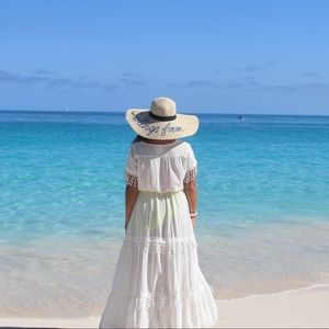 Beautiful bohemian white dress